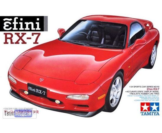 Склеиваемые модели  Tamiya 24110 автомобиль Mazda Efini RX-7 tm02660 купить в твоимодели.рф