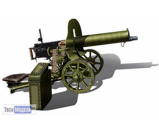 Склеиваемые модели  ICM 35674 Пулемет "Максим" (Россия 1910 год.) 1/35 tm02744 купить в твоимодели.рф