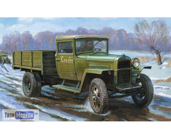 Склеиваемые модели  zvezda 3574 Звезда ГАЗ – ММ Советский армейский грузовик образца 1943 года tm02641 купить в твоимодели.рф