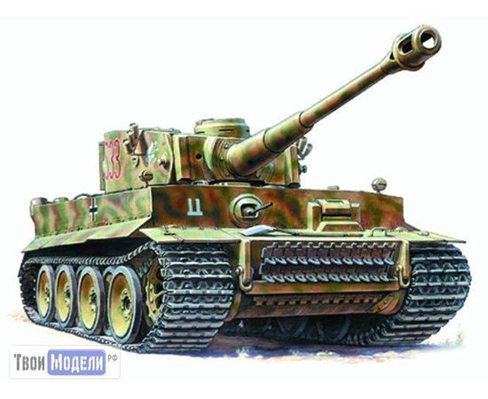 Склеиваемые модели  zvezda 3543 Звезда T-VI "Тигр" Немецкий тяжелый танк tm03305 купить в твоимодели.рф