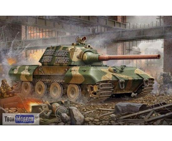Склеиваемые модели  Trumpeter 00384 E-100 Тяжелый танк German (1/35) tm03321 купить в твоимодели.рф