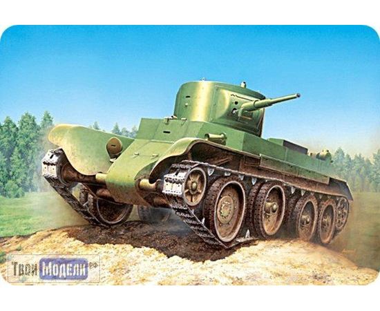 Склеиваемые модели  ЕЕ35108 БТ-7 Легкий танк обр.1935 ранняя версия 1/35 tm03400 купить в твоимодели.рф
