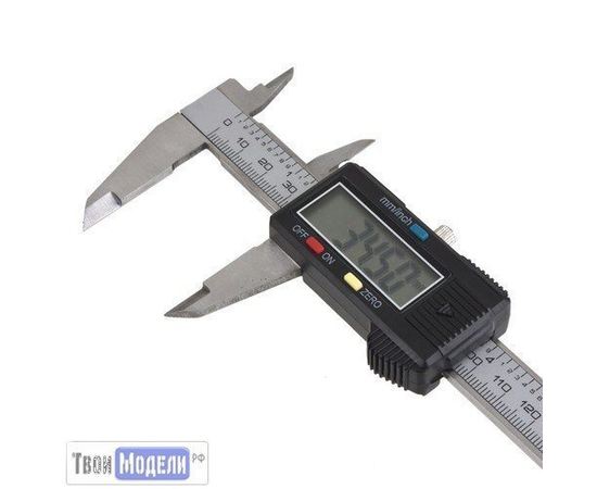Инструменты ТМ03776 Штангенциркуль цифровой 150 мм ЖК точность 0,01 мм tm03776 купить в твоимодели.рф
