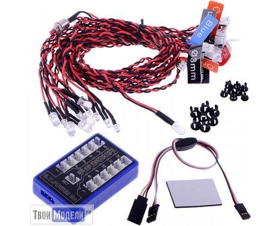 RC Гараж  ТМ03819 Контроллер подсветки 12 LED для RC моделей tm03819 купить в твоимодели.рф