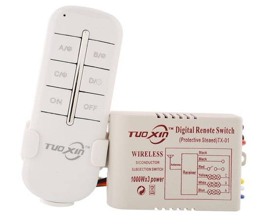 Бытовая электроника Контроллер с ДУ на 3 канала 220V tm08187 купить в твоимодели.рф