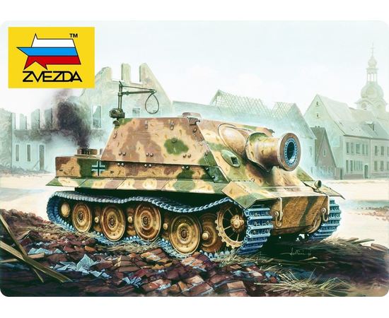 Склеиваемые модели  zvezda 3672 Звезда САУ Sturmtiger штурмовое орудие. tm04889 купить в твоимодели.рф