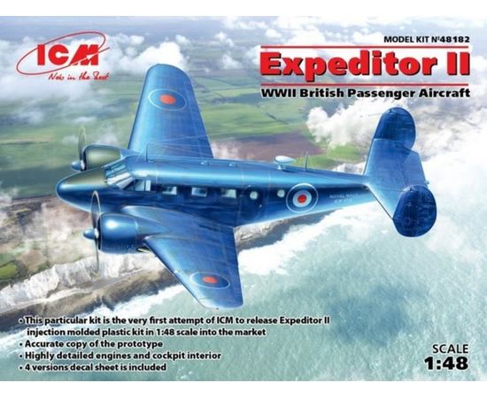 Склеиваемые модели  ICM 48182 Expeditor II Британский пассажирский самолет tm04929 купить в твоимодели.рф