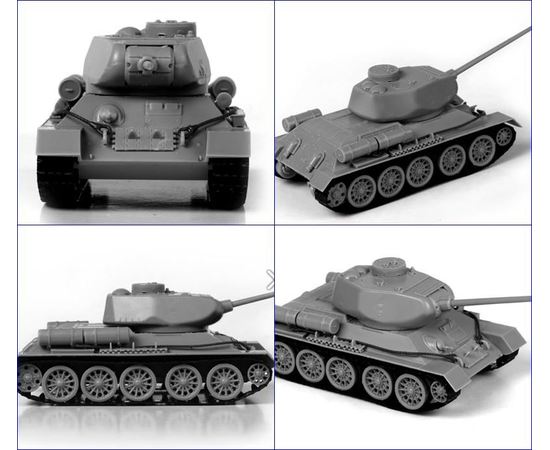 Склеиваемые модели  zvezda 5039 Звезда Т-34/85 Советский средний танк tm04893 купить в твоимодели.рф