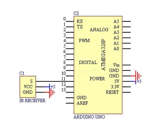 Arduino Kit Arduino - Пульт ИК дистанционного управления Kit HX1838 tm04704 купить в твоимодели.рф