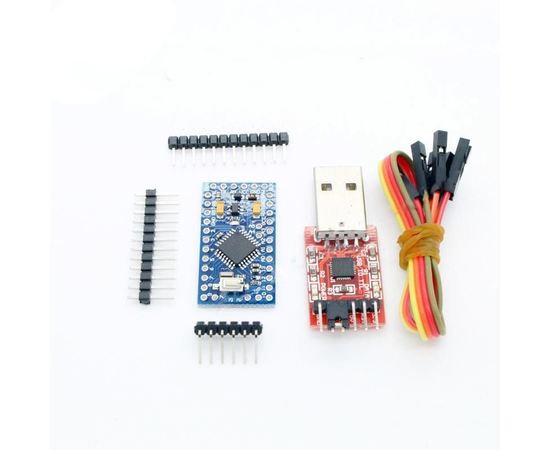 Arduino Kit PRO Mini ATMEGA328P 16M + CP2102 Модуль tm04565 купить в твоимодели.рф