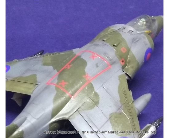 Склеиваемые модели  ЕЕ72274 Hawker Siddeley Harrier (Харриер) истребитель - бомбардировщик 1/72 tm05189 купить в твоимодели.рф