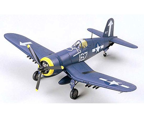 Склеиваемые модели  Tamiya 60752 Vought F4U-1D Corsair палубный самолет 1:72 tm05695 купить в твоимодели.рф