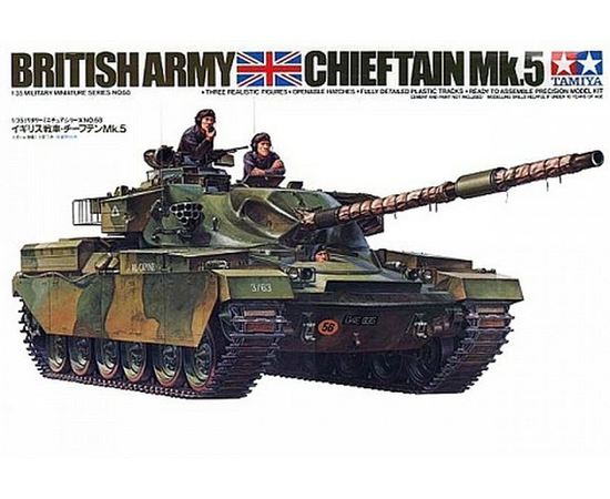 Склеиваемые модели  Tamiya 35068 Chieftain Mk.5 Танк British Army tm04763 купить в твоимодели.рф