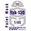 Необходимое для моделей KAV M48 030 Окрасочная маска на Яk-130 (Звезда 4821) 1/48 tm09968 купить в твоимодели.рф