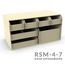 Изделия из дерева (фанеры) Блок RSM-4-7 системы "Блочный органайзер моделиста 7 ящиков tm09877 купить в твоимодели.рф