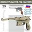 Изделия из дерева (фанеры) Резинкострел пистолет Mauser C96 (Маузер) Набор для сборки из дерева 1:1 tm-19-8903-S купить в твоимодели.рф