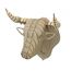Изделия из дерева (фанеры) Голова быка из дерева (имитация чучела) на стену 28 см tm-19-8925 купить в твоимодели.рф