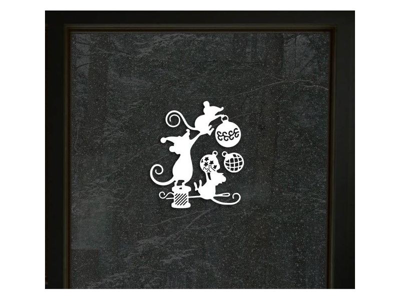 Изделия из дерева (фанеры) Новогодние украшения на окно/стекло из бумаги (Вытынанки) в ассортименте tm-19-8579_11 купить в твоимодели.рф